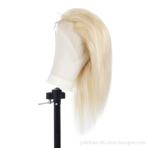 Wholesale 613 Blonde Wig,HD Lace Front Cuticle Aligned Brazilian Human Hair Wigs,Straight 613 Swiss Lace Wigs With Baby Hair